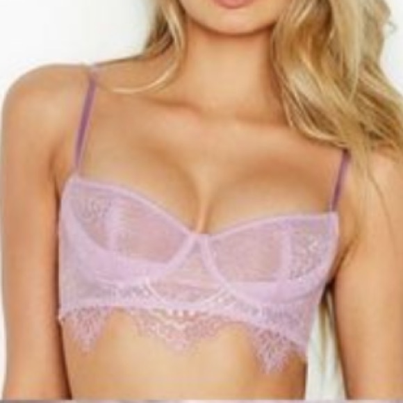 Victoria's Secret Other - Victoria’s Secret Purple Lace Balconette Bra